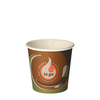 80 Trinkbecher, Pappe "To Go" 0,1 l Ø 6 cm · 6 cm von Starpak Pappbecher für