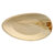 25 Teller, Palmblatt "pure" oval 32 cm x 18 cm x 3 cm von PAPSTAR stabiles