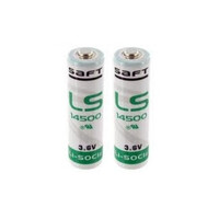 2 piles lithium pour détecteur de mouvement PLIR Tyxal (6416215)