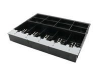 Cash Drawer Tray for AC-4280 Cash Drawer, 8 Coin Cups, 5 Bill Trays, Coin Cups adjustable