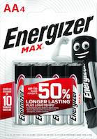 Bateria ENERGIZER Max, AA, E91, 1,5V, 4szt.