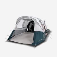 Camping Tent With Poles - Arpenaz 6.3 F&b - 6 Person - 3 Bedrooms - One Size