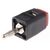 Schutzinger 4 mm Bananenstecker Rot, Kontakt vernickelt, 30 V ac, 60V dc / 16A