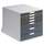 Durable VARICOLOR Desktop Organiser 7 Drawer Colour Coded Modular Storage | A4+