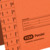 ELBA Pendelhefter, DIN A4, 320 g/m² starker Manilakarton (RC), für ca. 200 DIN A4-Blätter, für Amtsheftung, Schlitzstanzung im Vorderdeckel, orange