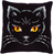 Cross Stitch Kit: Cushion: Black Cat