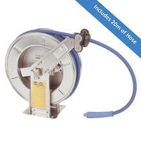 VLX Series Stainless Steel 20 Metre Retractable Hose Reel