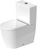 DURAVIT 21700900001 Stand-WC-Kombination ME by Starck tief, 370 x 650 mm weiß