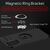 NALIA Ring Cover compatibile con iPhone 12 Pro Max Custodia, Silicone Case con Anello Girevole 360-Gradi Rotazione per Supporto Magnetico Auto, Protettiva Kickstand Copertura Ro...