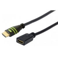 HDMI High Speed mit Ethernet Verlängerungskabel 4K 30Hz 1m