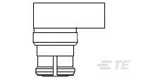 SMP Buchse 50 Ω, 0.047 Semi-Rigid, Lötanschluss, abgewinkelt, 1056550-1