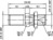 Koaxial-Adapter, 75 Ω, F-Buchse auf F-Buchse, gerade, 100025636
