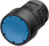 Drucktaster, beleuchtbar, tastend, Bund rund, blau, Einbau-Ø 16 mm, 3SB2001-0AF0