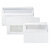 Weisse Briefumschläge 110 x 220 mm mit Fenster