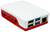 Raspberry Pi® Ladegerät SBC ház Alkalmas: Raspberry Pi® 5 B Piros, Fehér