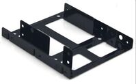 Dual 2.5" to 3.5" Bracket Twelve (12) screws included Support two 2.5" HDD or SSD into 3.5" bay