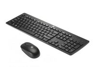 Wireless Keyboard & Dongle Mouse Win8 803184-051, Full-size (100%), RF Wireless, AZERTY, Black, Mouse included Tastaturen