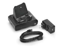 1-slot printer docking cradle, ZQ300 Series, INCL type A to Type C USB Cable and AC to USB Adapter with EU power plug Ladegeräte für mobile Geräte