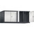 Altillo CLASSIC, puertas batientes que cierran al ras entre sí, 4 compartimentos, anchura de compartimento 300 mm, gris negruzco / gris luminoso.