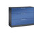 Armario para archivadores colgantes ASISTO, anchura 1200 mm, con 3 cajones, gris negruzco / azul genciana.