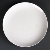 Lumina Fine China Round Coupe Plates in White Made of Fine China 305(�)mm/ 12"