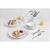 Athena Hotelware Wide Rimmed Plates in White Porcelain 280(�) mm 11" 6 pc