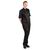 Whites Unisex Vegas Chef Jacket in Black - Polycotton with Short Sleeves - L