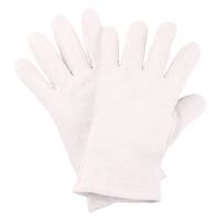 NITRAS Baumwoll-Jersey-Handschuhe, naturfarben, Größe 10