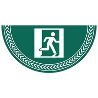 Floor Signs - running man symbol