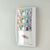 Wall mounted coloured leaflet dispensers - 3 x A4 pockets, white