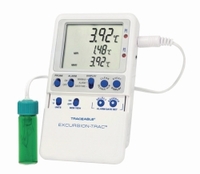 Temperaturdatenlogger Traceable® Excursion-Trac™ mit 1 Impfstoffflaschenfühler | Beschreibung: Traceable® Excursion