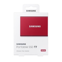 500GB Samsung T7 külső SSD meghajtó piros (MU-PC500R)