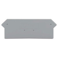 WAGO 280-316 2.5mm End and Intermediate Plate Grey