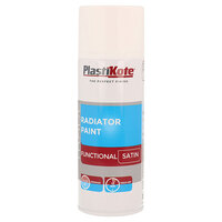 PlastiKote 440.0071017.076 Trade Radiator Spray Paint Satin White 400ml