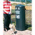 Miejski uliczny pojemnik kosz na psie odchody z dozownikiem dyspenserem na woreczki