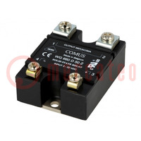 Relay: solid state; Ucntrl: 3÷32VDC; 50A; 24÷660VAC; WG660; 1-phase