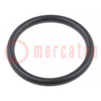Dichting O-ring; NBR-rubber; Thk: 1,5mm; Øinw: 13mm; PG9; zwart