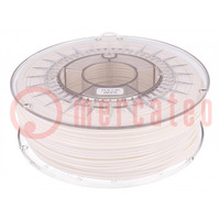 Filament: PLA; Ø: 2,85mm; blanc; 200÷235°C; 1kg