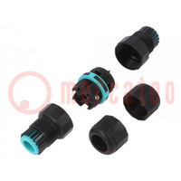 Connector: AC supply; screw terminal; TH391; 7÷12mm; 0.5÷4mm2