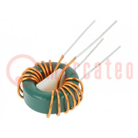 Inductor: wire; THT; 330uH; 3.5A; 7mΩ; 230VAC; 8x5mm; -20÷50%; 10kHz