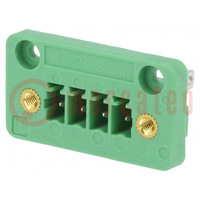 Pluggable terminal block; 3.81mm; ways: 4; straight; socket; male