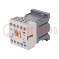 Contactor: 3-pole; NO x3; Auxiliary contacts: NC; 24VDC; 9A; W: 45mm