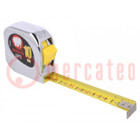 Measuring tape; L: 10m; Width: 25mm; measure