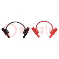 Test lead; Len: 0.2m; red and black; PSM-2010,PSM-3004,PSM-6003