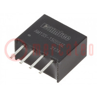 Converter: DC/DC; 1W; Uin: 13.5÷16.5V; Uout: 5VDC; Iout: 200mA; SIP4