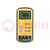 Meter: calibrator; voltage,current; VDC: 0÷100mV,10V; I DC: 0÷24mA