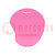 Mouse pad; pink; Features: gel