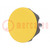 Knob; Ø: 56mm; Ext.thread: M8; 30mm; technopolymer PA; Cap: yellow
