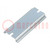 DIN rail; steel; W: 35mm; L: 80mm; MNX; Plating: zinc