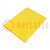 Clipboard; ESD; A4; Application: for storing documents; yellow